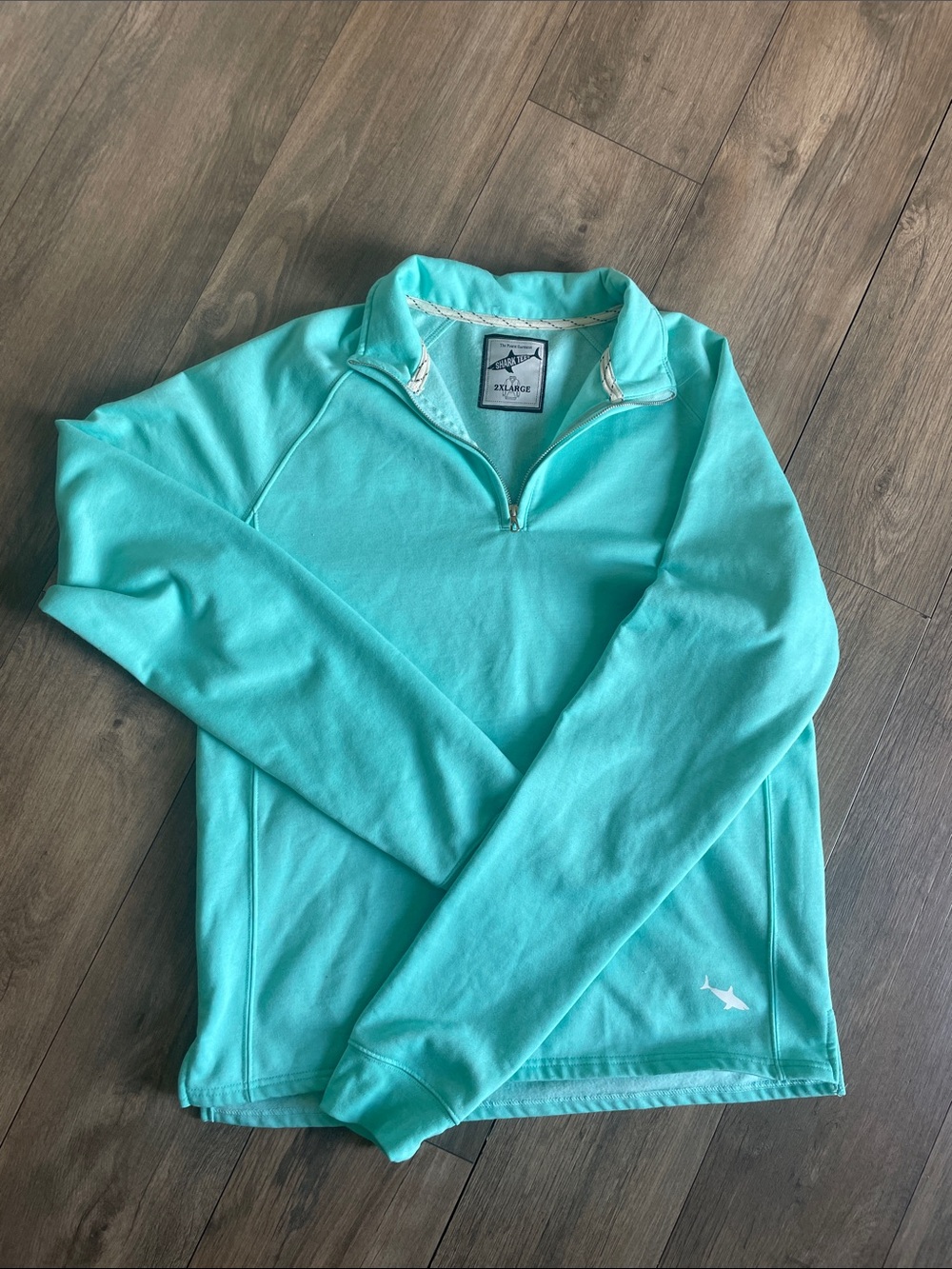 Women’s Aqua Quarter-Zip Pullover